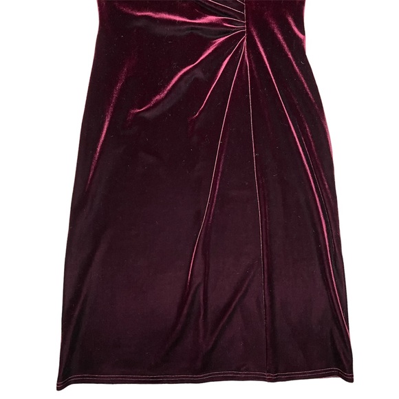 VINTAGE 90s Robbie Bee Velvet Dress - Picture 5 of 8